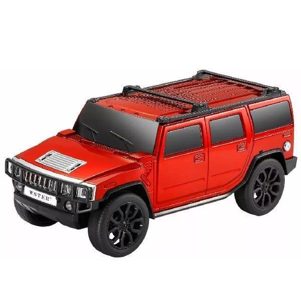 Φορητό ηχείο Hummer speaker car με BT, USB,TF, RADIO WSTER 20W WS-590 Κόκκινο