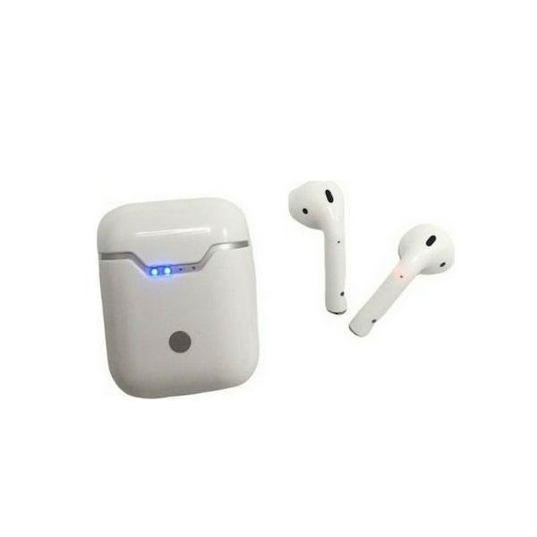 Q9L Earbud Bluetooth Handsfree Ακουστικά με Θήκη Φόρτισης Λευκά
