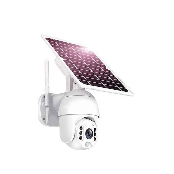 Q3 IP Κάμερα Παρακολούθησης Wi-Fi 1080p Αδιάβροχη με Αμφίδρομη Επικοινωνία και Φακό 4mm Ηλιακή