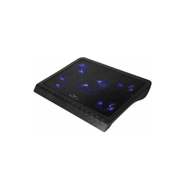 Marvo FN-33 Cooling Pad για Laptop έως 17" με 5 Ανεμιστήρες και Φωτισμό Blue Led