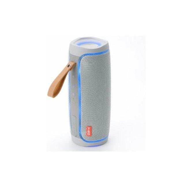 T&G TG287 Ηχείο Bluetooth 5W με Ραδιόφωνο και διάρκεια μπαταρίας έως 4 ώρες Γκρι