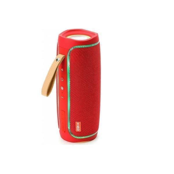 T&G TG287 Ηχείο Bluetooth 5W με Ραδιόφωνο και διάρκεια μπαταρίας έως 4 ώρες Κόκκινο