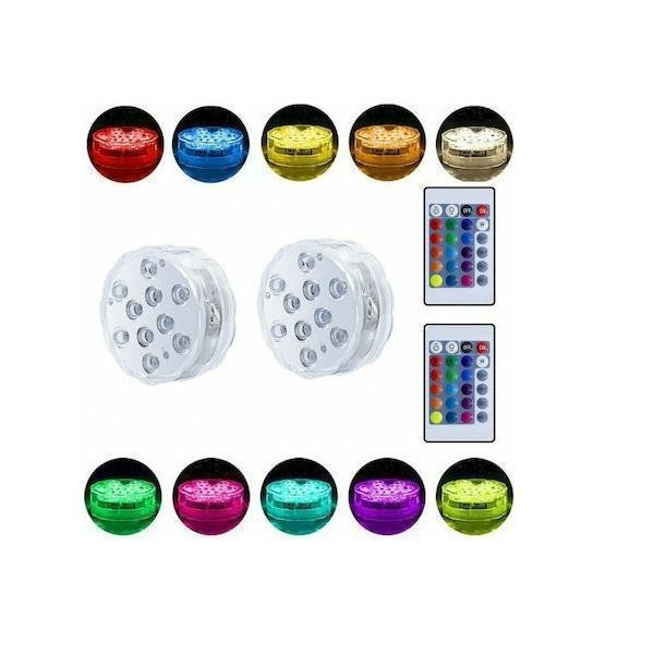 Υποβρύχιο Φωτιστικό Πισίνας με Τηλεχειριστήριο EZRA-DL12