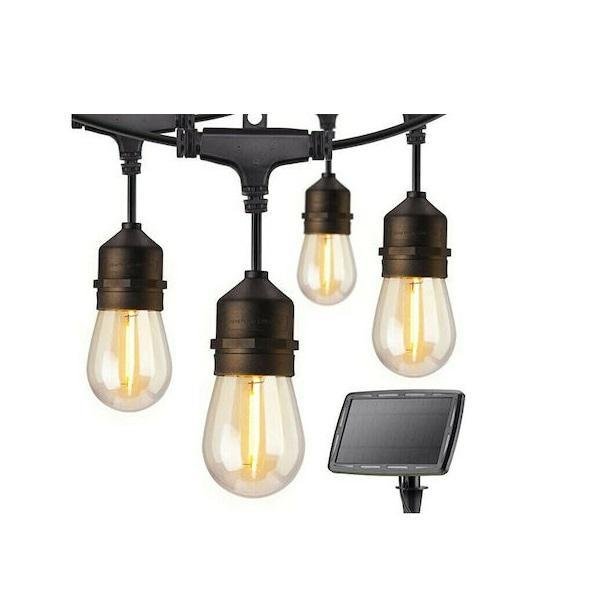 Rolinger Κρεμαστό Ηλιακό Φωτιστικό σε Μαύρο Χρώμα RL-XP-1246