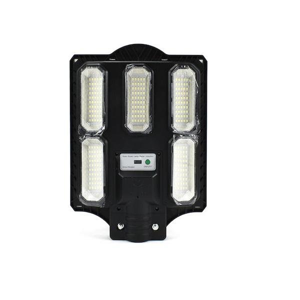 Ηλιακός Προβολέας 250LED 300W 120º IP65 με Μεταλλικό Κολωνάκι OEM - Μαύρο