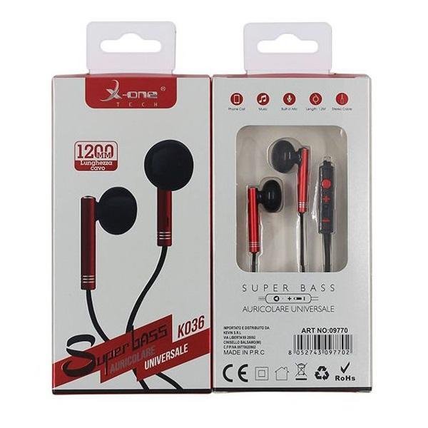 Ακουστικά X-one K036 Κόκκινο