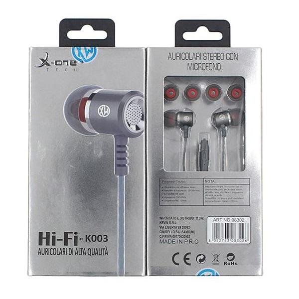 Ακουστικά X-one K003 Γκρι