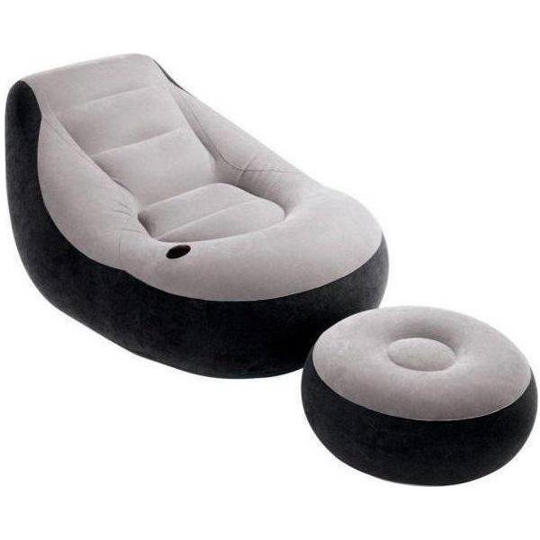 Πολυθρόνα Φουσκωτή Με Υποπόδιο Inflatable Air Sofa OEM Intime Yt-125