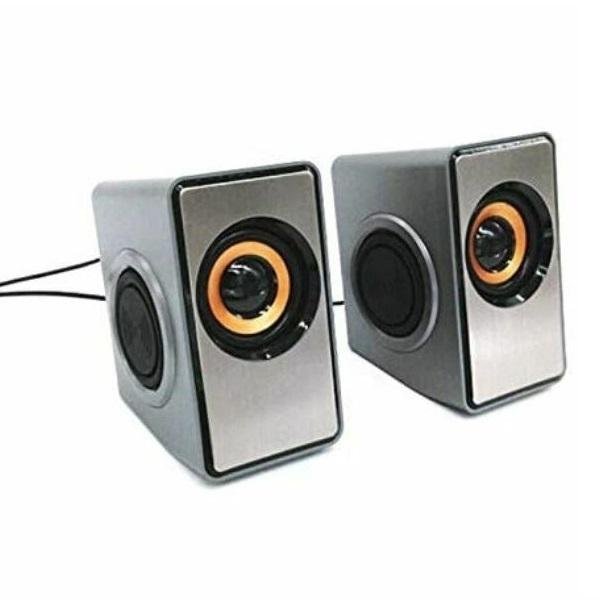 Ηχεία Υπολογιστή 2.0 με Ισχύ 3W FT-2048 σε Γκρι Χρώμα