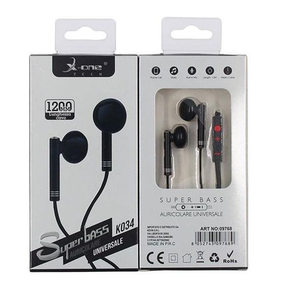 Ακουστικά X-one K034 Μαύρο