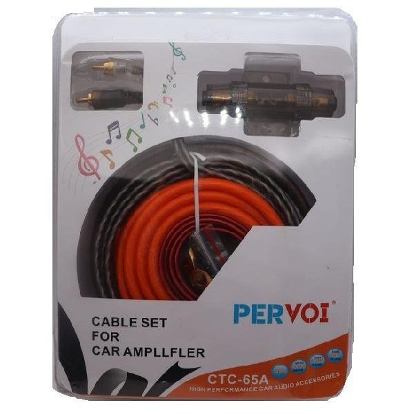 Σετ Καλωδίων Ενισχυτή Αυτοκινήτου Pervoi CTC-65A