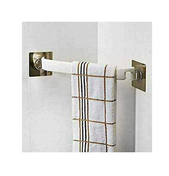 81003KRM00GN Ράγα Μπάνιου Μονή Επιτοίχια με Αυτοκόλλητο Λευκή