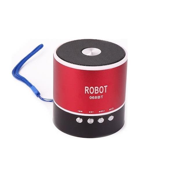 BT 068 Ηχείο Bluetooth 3W με Ραδιόφωνο και διάρκεια μπαταρίας έως 5 ώρες Κόκκινο