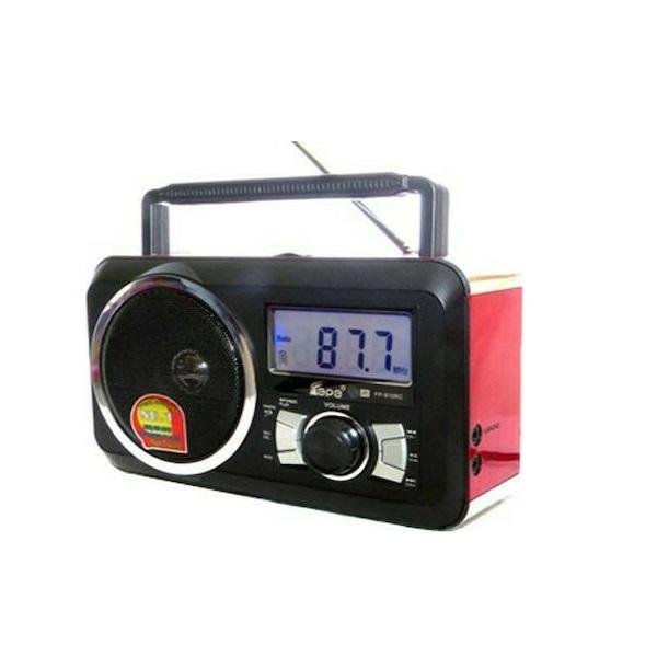 FP-920-RC Φορητό Ραδιόφωνο Επαναφορτιζόμενο με USB Κόκκινο