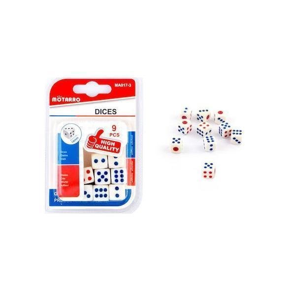 Motarro Ζάρια 14mm Σετ 9τμχ