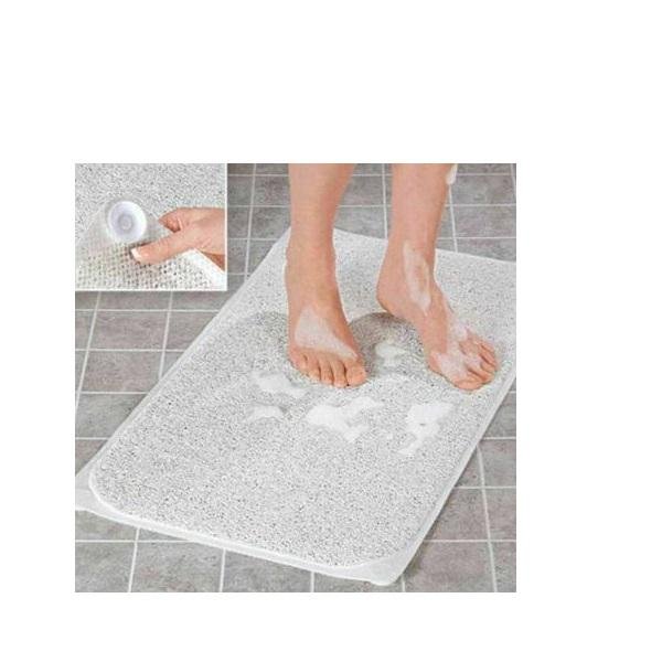 Shower Rug Αντιολισθητικό Μπάνιου με Βεντούζες 40x70cm Λευκό  32193400