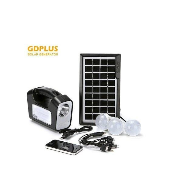 GD-8 Αυτόνομο ηλιακό φωτιστικό με 3 Λάμπες Led