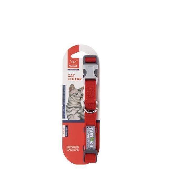 Nunbell Κολάρο Γάτας 1x30cm Κόκκινο