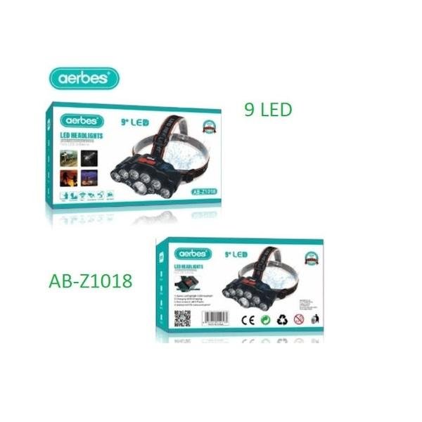 Φακός Κεφαλής LED AB-Z1018 Aerbes