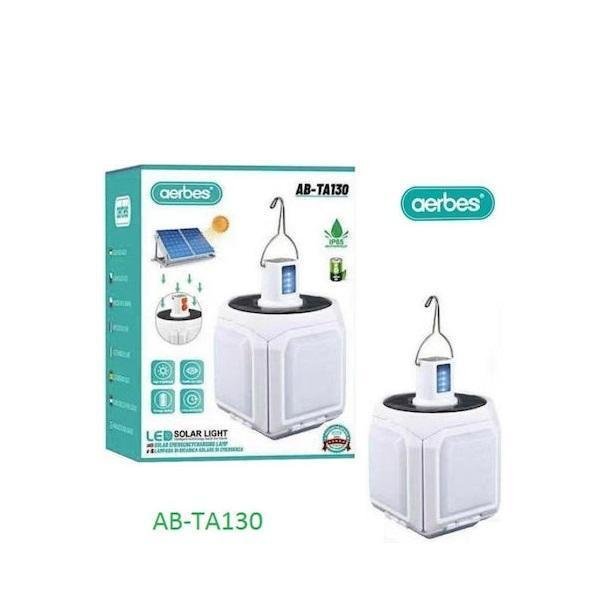 Κρεμαστό ηλιακό φωτιστικό LED λευκό AB-TA130 aerbes