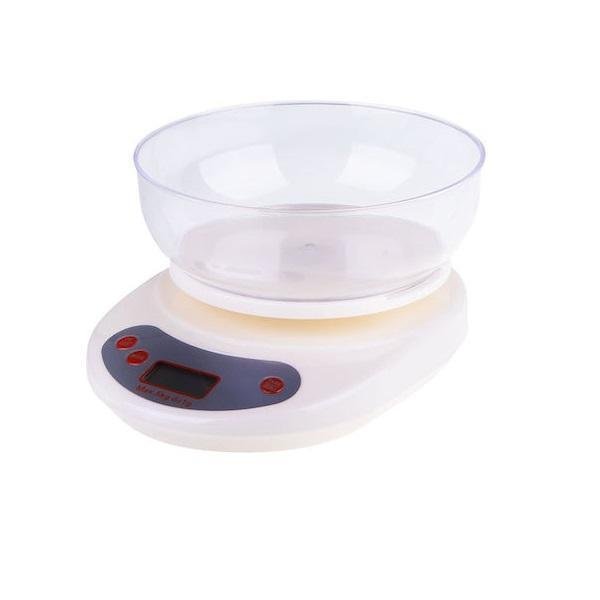 Aerbes AB-J162 Ψηφιακή Ζυγαριά Κουζίνας 1gr/5kg Λευκή