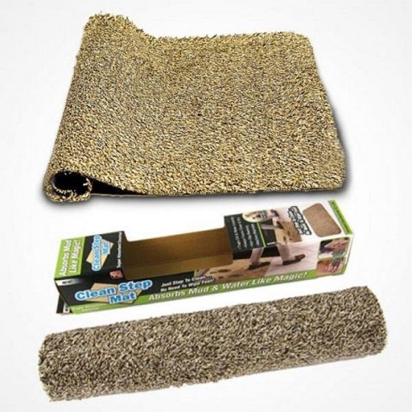 Πατάκι Εισόδου Μοκέτα με Αντιολισθητικό Υπόστρωμα Καφέ 45x70εκ.