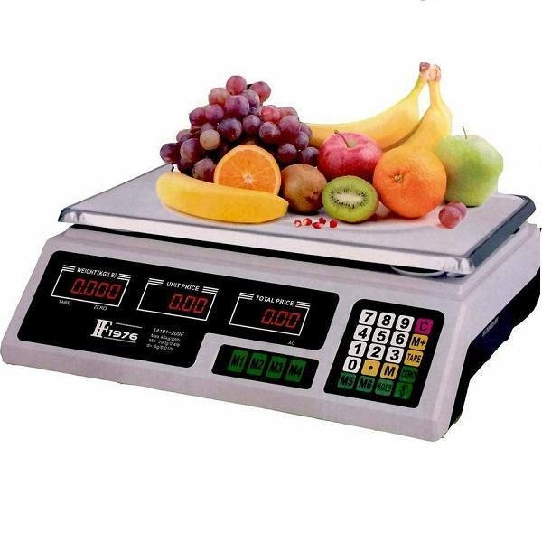 Ηλεκτρονική Επαγγελματική Ζυγαριά με Ικανότητα Ζύγισης 40kg και Υποδιαίρεση 5gr Κωδικός: 14191-209F