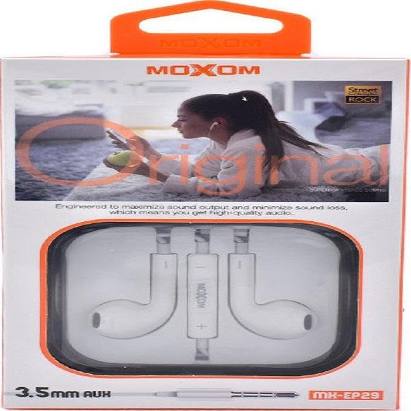 Moxom MX-EP29 Earbuds Handsfree με Βύσμα 3.5mm Λευκό