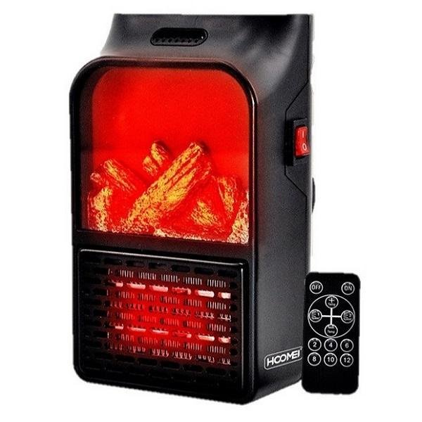 Αερόθερμο Τοίχου 600W Hoomei HM-8835 Mαύρο