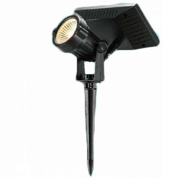 Αδιάβροχος Ηλιακός Προβολέας Κήπου LED 5W Ψυχρού Λευκού IP65 Arrango AP79261