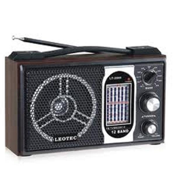 Leotec LT-2008 Φορητό Ραδιόφωνο Ρεύματος Μαύρο