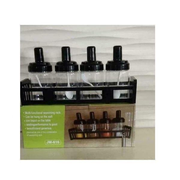 Θήκη Μπαχαρικών σε Βάση 4τμχ