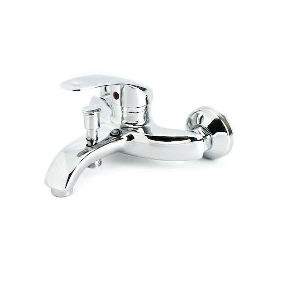 B09X7FBN66 Αναμεικτική Μπαταρία Μπανιέρας Inox Ασημί