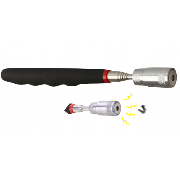 Μαγνήτης Τηλεσκοπικός με Φακό Led 800mm 1625