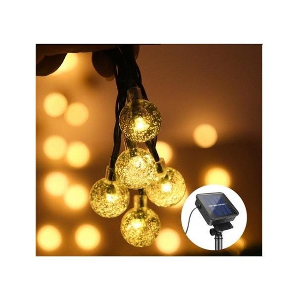 warm_white_nn6q-m8-500x500 20 Χριστουγεννιάτικα Λαμπάκια LED Θερμό Λευκό 5μ Ηλιακά σε Σειρά με Μαύρο Καλώδιο και Προγράμματα Solar Lights Κωδικός: 03004SLB50WR