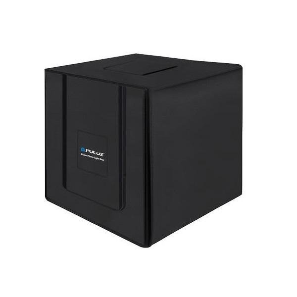 Puluz Photo Box Photo Box with LED Light Φωτιζόμενο με Πολλαπλά Backround 80x80x80cm