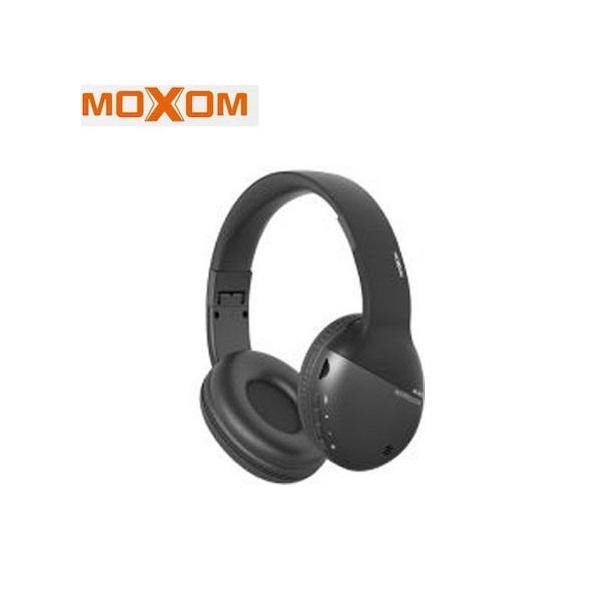 Moxom MX-WL22 Ασύρματα Bluetooth Over Ear Ακουστικά Μαύρα