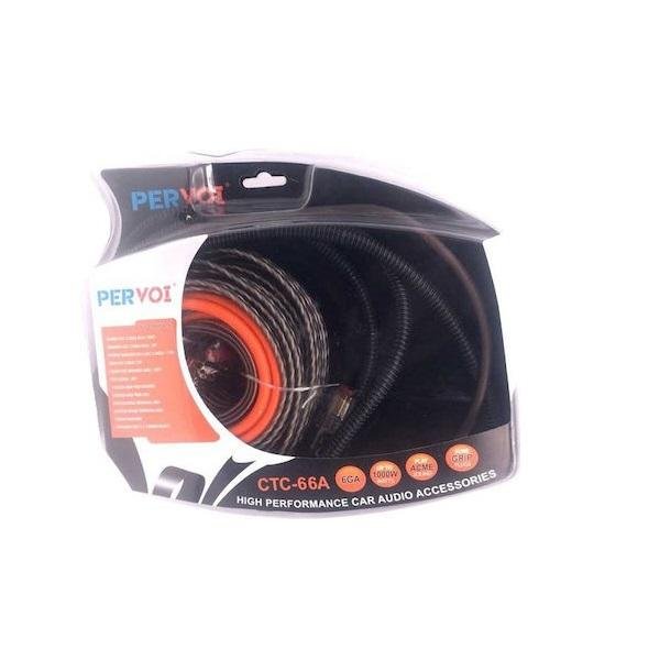 Σετ Καλωδίων Ενισχυτή Αυτοκινήτου CTC-66A έως 1000W