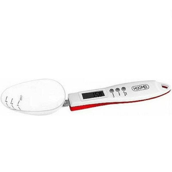 Hoomei HM-1233R Ψηφιακή Ζυγαριά Κουζίνας 0.1gr/0.3kg Red