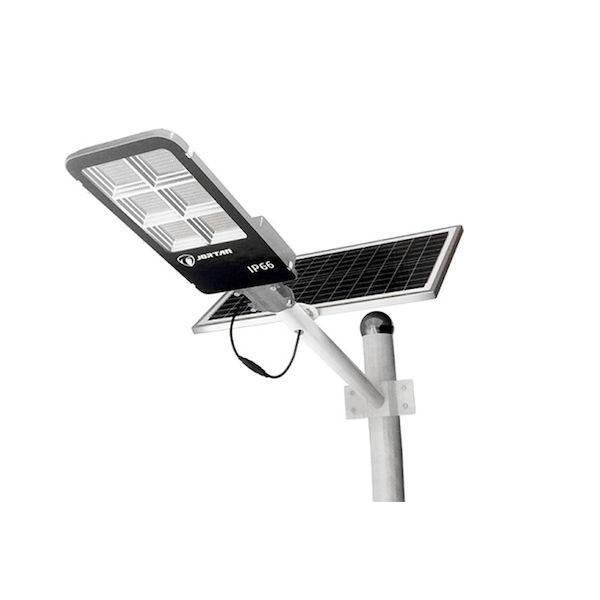 Jortan Ηλιακό Φωτιστικό Δρόμου με Τηλεχειριστήριο σε Μαύρο Χρώμα JT-YS-400W-TZ