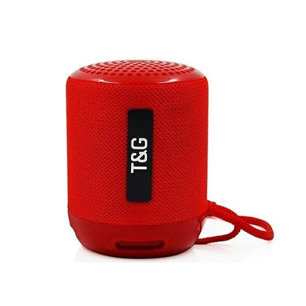 T&G TG-129 Ηχείο Bluetooth 5W με Ραδιόφωνο και Διάρκεια Μπαταρίας έως 3 ώρες Κόκκινο