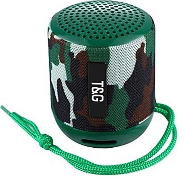 T&G TG-129 Ηχείο Bluetooth 5W με Ραδιόφωνο και Διάρκεια Μπαταρίας έως 3 ώρες Πράσινο