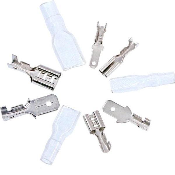 W12063 Συρταρωτοί Ακροδέκτες με Μόνωση Διάφανο σε σετ των 360τμχ