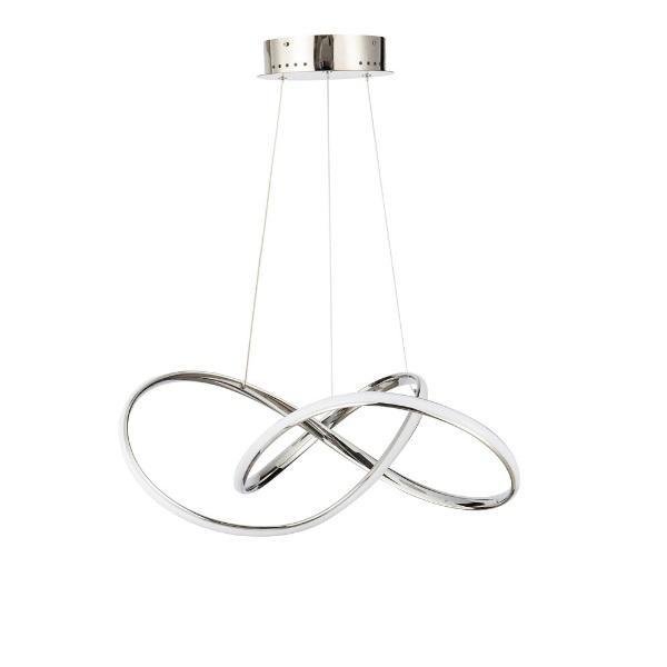 Φωτιστικό οροφής LED 60W 4800Lm 6500K Ψυχρό λευκό Universo A50-F Ασημί