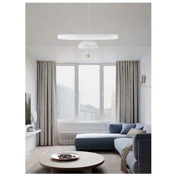 Φωτιστικό οροφής LED 50W 4000Lm 6500K Universo LP-17BF Λευκό