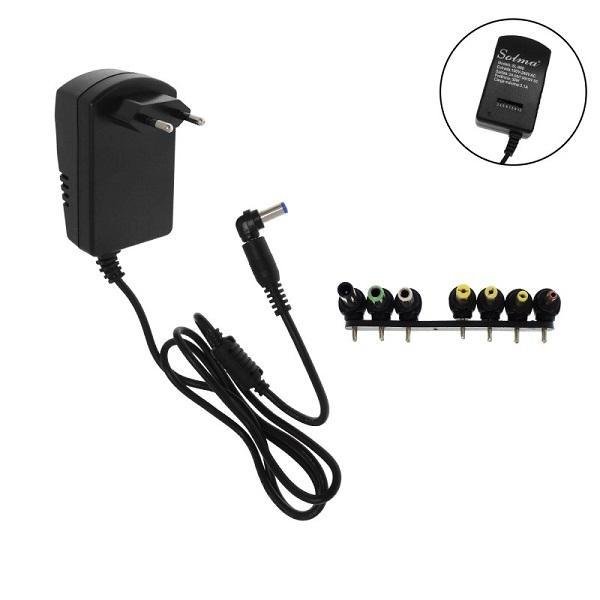 Universal φορτιστής/charger 3V-12V 3.1A 30W με 8 διαφορετικά βύσματα SL-668 SOLMA