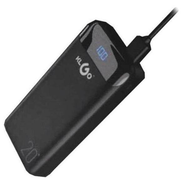 KLGO KP-89 Power Bank 20000mAh με Θύρα USB-A Μαύρο