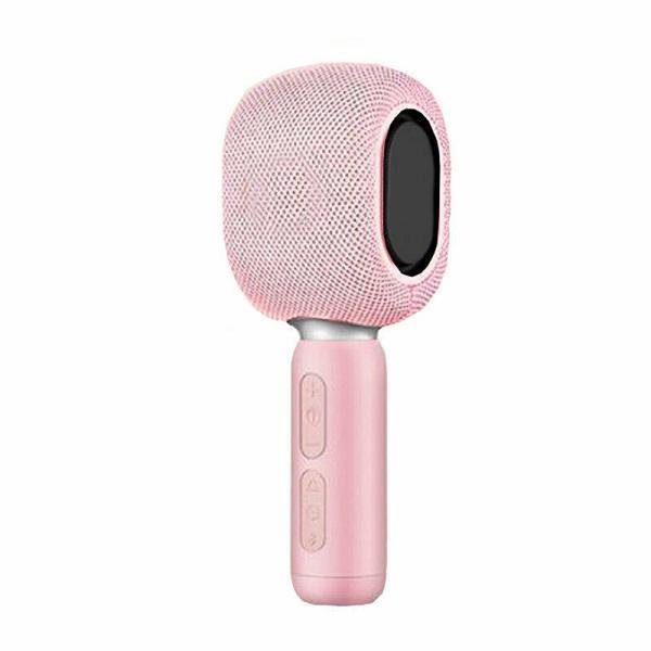 Andowl Ασύρματο Μικρόφωνο Karaoke KMC500 σε Ροζ Χρώμα