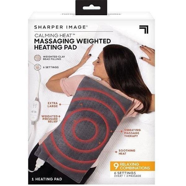 Massaging Weighted Heating Pad Χαλάκι Μασάζ για τον Αυχένα, τη Μέση & την Πλάτη με Δόνηση και Λειτουργία Θέρμανσης 0010236
