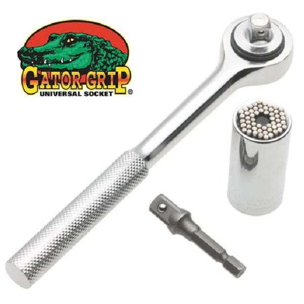 Gator Grip All in One 7-19mm Καστάνια με Καρυδάκια 14" & 34" 2τμχ